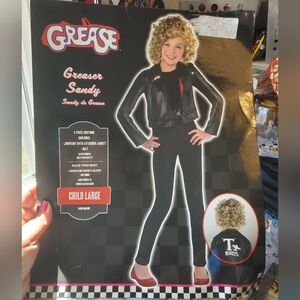 Grease Greaser Sandy T Birds 50s Movie Halloween Costume Child Large 8/10 new